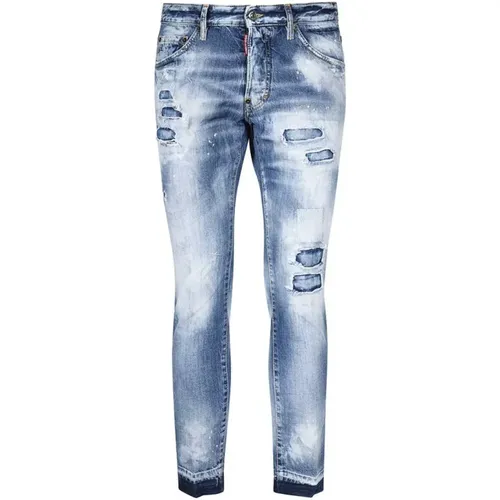 Slim-fit Jeans, Klassischer Denim-Stil , Herren, Größe: XS - Dsquared2 - Modalova