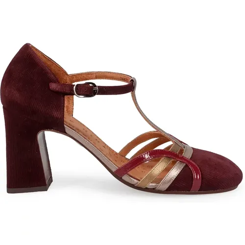 Bordeaux Heeled Sandals with Leather Finish , female, Sizes: 5 1/2 UK, 5 UK, 4 1/2 UK, 4 UK, 6 UK, 3 1/2 UK - Chie Mihara - Modalova