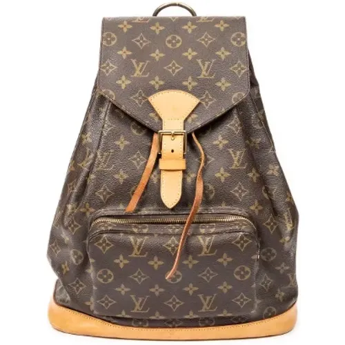 Pre-owned Coated canvas backpacks , female, Sizes: ONE SIZE - Louis Vuitton Vintage - Modalova