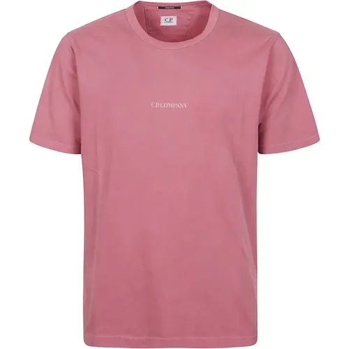 Bud Resist Dyed Logo T-Shirt , male, Sizes: S, M, L - C.P. Company - Modalova