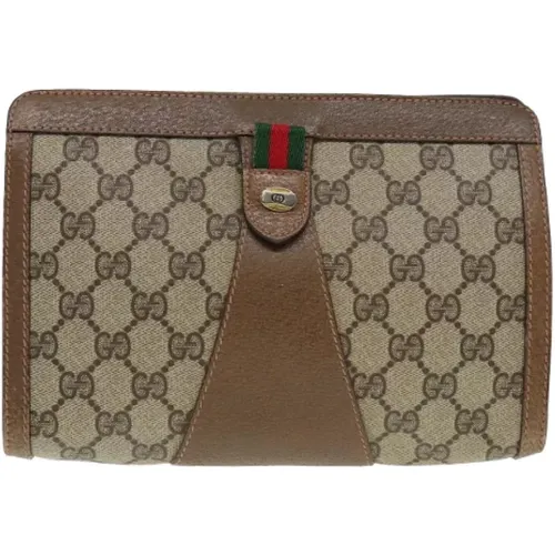 Pre-owned Canvas clutches , female, Sizes: ONE SIZE - Gucci Vintage - Modalova