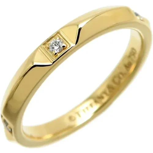 Pre-owned Gold rings , female, Sizes: ONE SIZE - Tiffany & Co. Pre-owned - Modalova