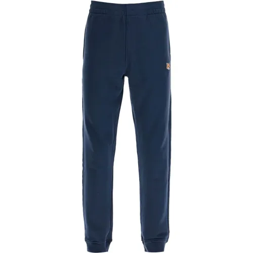 Fox Head Patch Jersey Joggers , Herren, Größe: L - Maison Kitsuné - Modalova