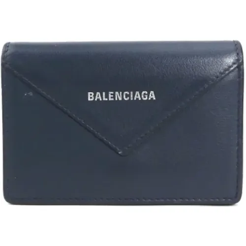 Pre-owned Leather wallets , female, Sizes: ONE SIZE - Balenciaga Vintage - Modalova