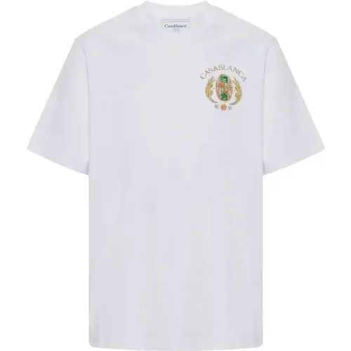 Afrikanische Juwelen Tennis Club T-Shirt - Casablanca - Modalova
