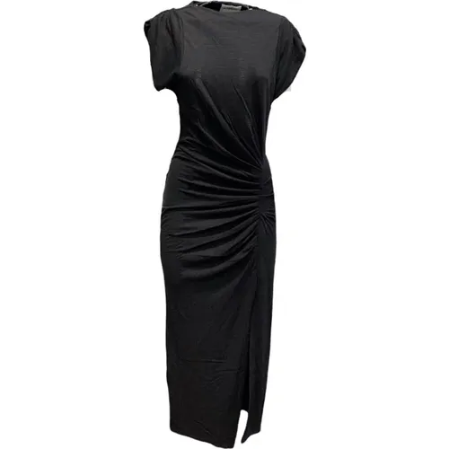 Midi-Kleid mit geraffter Schulter , Damen, Größe: XS - Isabel Marant Étoile - Modalova