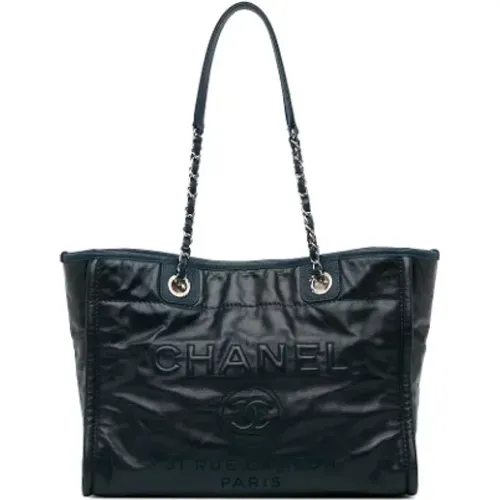 Pre-owned Leather totes , female, Sizes: ONE SIZE - Chanel Vintage - Modalova