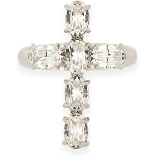 Weißer Ring für Damenaccessoires , Damen, Größe: L - Dolce & Gabbana - Modalova