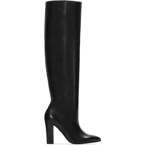 Schwarze Overknee-Stiefel für Damen , Damen, Größe: 36 EU - Kazar - Modalova