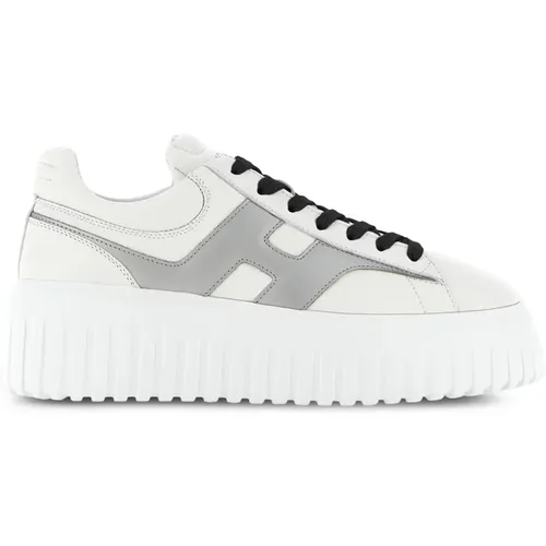 Sporty and Versatile H-Stripes Sneakers , female, Sizes: 5 UK - Hogan - Modalova