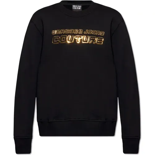 Sweatshirt mit Logo , Herren, Größe: S - Versace Jeans Couture - Modalova