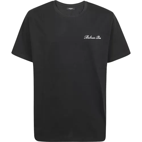 T-Shirts & Polos Ss24 , male, Sizes: S - Balmain - Modalova