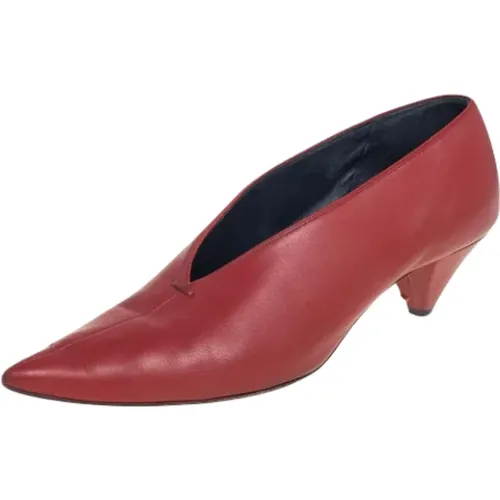 Pre-owned Leather heels , female, Sizes: 5 UK - Celine Vintage - Modalova