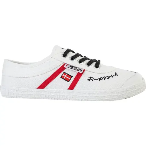 Signatur Canvas Sneakers , Herren, Größe: 37 EU - Kawasaki - Modalova