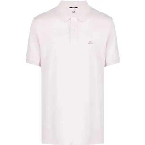 Resist Dyed Polo in , male, Sizes: M, S - C.P. Company - Modalova