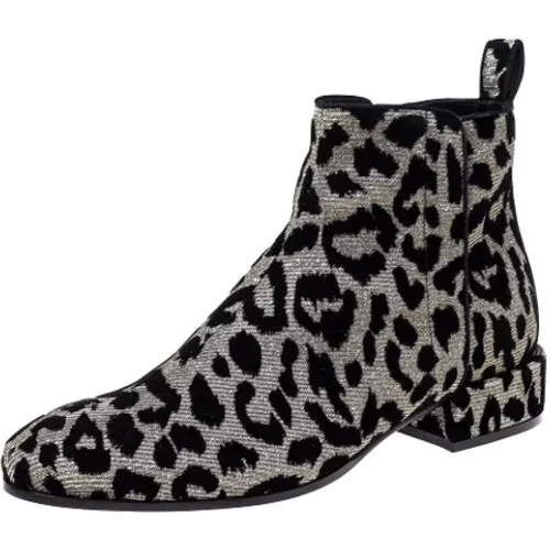 Pre-owned Samt boots , Damen, Größe: 37 EU - Dolce & Gabbana Pre-owned - Modalova