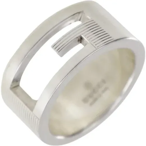 Pre-owned Silver rings , female, Sizes: ONE SIZE - Gucci Vintage - Modalova