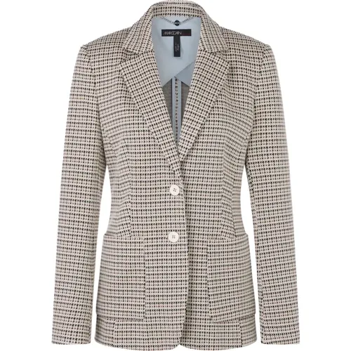 Karierte Blazer mit Slim Fit , Damen, Größe: L - Marc Cain - Modalova