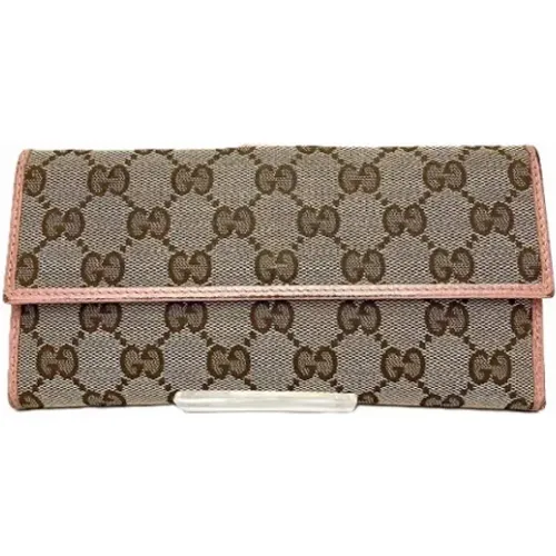 Pre-owned Leather wallets , female, Sizes: ONE SIZE - Gucci Vintage - Modalova