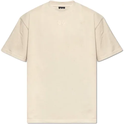T-Shirt mit Ausschnitten , Herren, Größe: L - 44 Label Group - Modalova