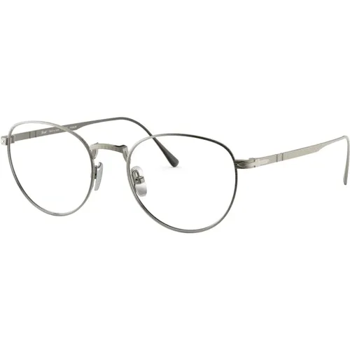 Silver Eyewear Frames , unisex, Sizes: 49 MM - Persol - Modalova