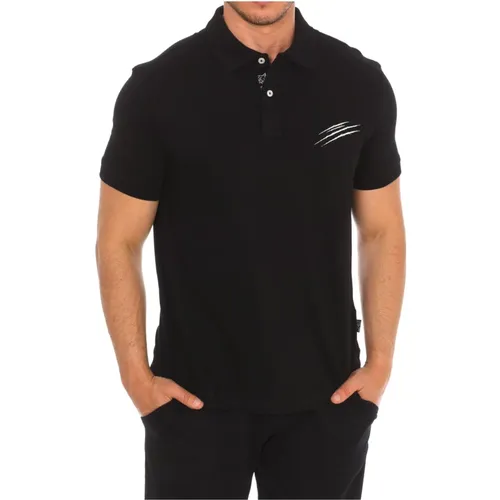 Short Sleeve Polo Shirt with Claw Print , male, Sizes: S, XL, M, L - Plein Sport - Modalova