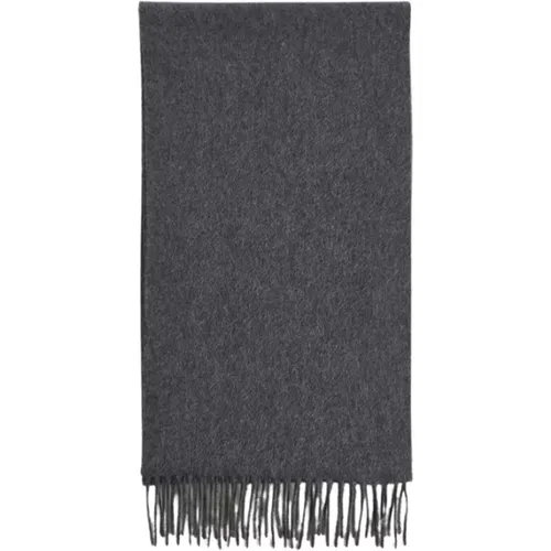 Cashmere Fringe Scarf , male, Sizes: ONE SIZE - Hackett - Modalova