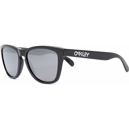 Schwarze Sonnenbrille mit Original-Etui,Schwarze Sonnenbrille mit Zubehör - Oakley - Modalova