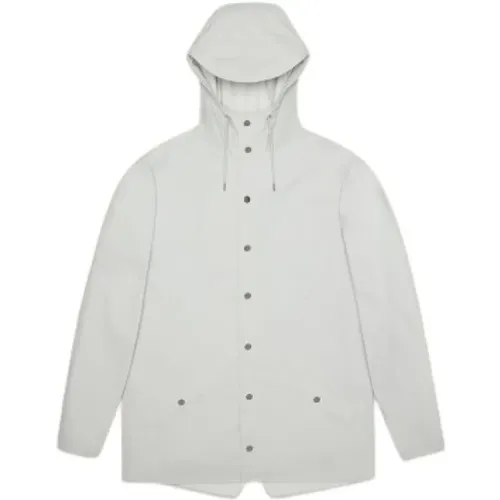 Contemporary Unisex Waterproof Jacket , male, Sizes: L, M, XS, S - Rains - Modalova