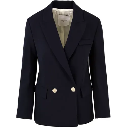 Blaue Jacke für Damen , Damen, Größe: M - Beatrice .b - Modalova