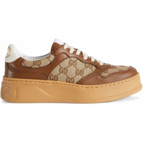 GG Supreme Canvas Low-Top Sneakers - Gucci - Modalova