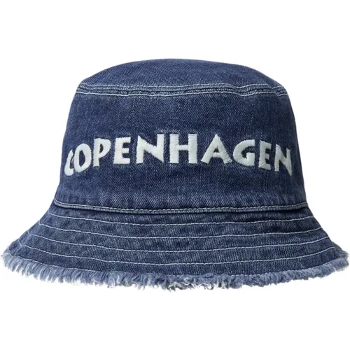 Denim Bucket Hat mit Stickerei - BAUM UND PFERDGARTEN - Modalova