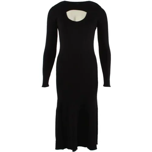 Dress with Elastane Material , female, Sizes: S, L, M - pinko - Modalova