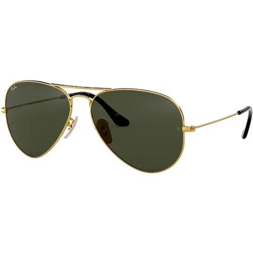 Aviator Sunglasses in Gold and Green , unisex, Sizes: 58 MM - Ray-Ban - Modalova