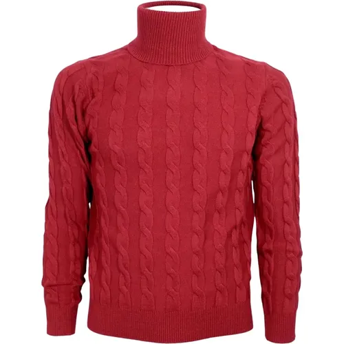 Turtleneck , male, Sizes: 2XL, M, 4XL, XL, 3XL - Cashmere Company - Modalova