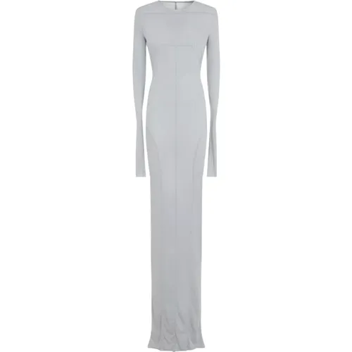 Pale Edfu Al Gown , female, Sizes: XS, S - Rick Owens - Modalova