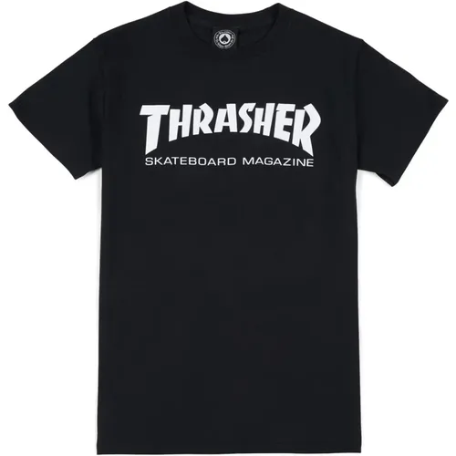 Skatemag Tee Herren T-Shirt Schwarz/Weiß , Herren, Größe: S - Thrasher - Modalova