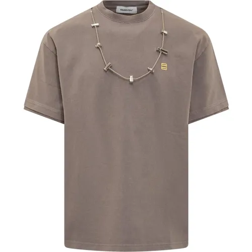 Crewneck T-Shirt mit Halsketten-Detail - Ambush - Modalova