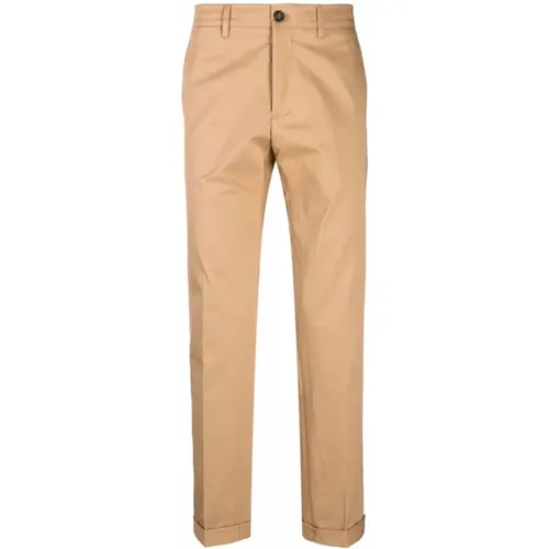 Stylish Cotton Chino Trousers for Men , male, Sizes: L, S, M - Golden Goose - Modalova