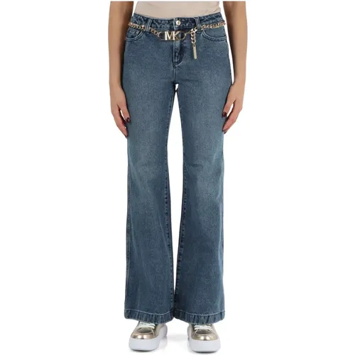 Jeans mit Abnehmbarem Gürtel und Fünf Taschen , Damen, Größe: XS - Michael Kors - Modalova
