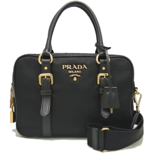 Pre-owned Canvas handbags , female, Sizes: ONE SIZE - Prada Vintage - Modalova