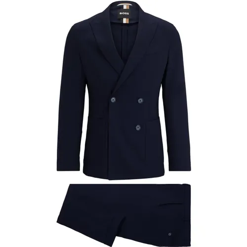 Business Suit Slim Fit , male, Sizes: XL - Hugo Boss - Modalova