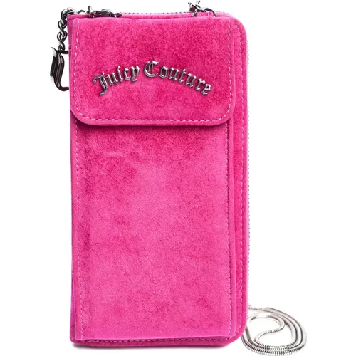 Liebe Samt Reißverschluss Brieftasche - Juicy Couture - Modalova