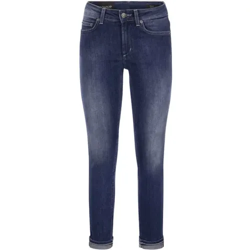Monroe Skinny Fit Jeans , Damen, Größe: W28 - Dondup - Modalova