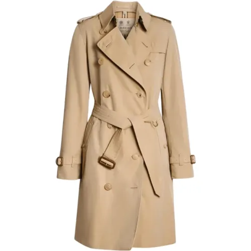 Cotton Gabardine Kensington Trench Coat , female, Sizes: 2XS, XS - Burberry - Modalova