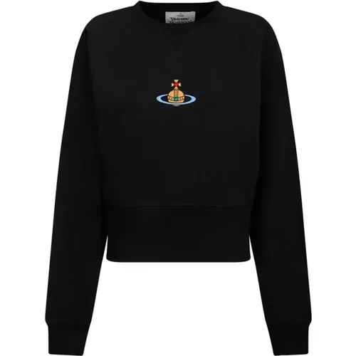 Multicolor Logo Athletic Sweatshirt , Damen, Größe: M - Vivienne Westwood - Modalova