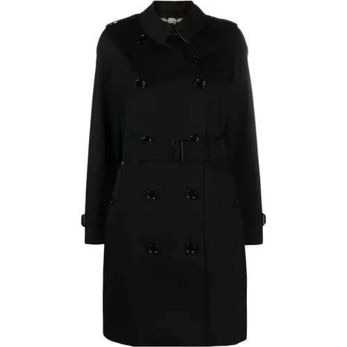 Classic Double-Breasted Coat , female, Sizes: 2XS, 3XS - Burberry - Modalova