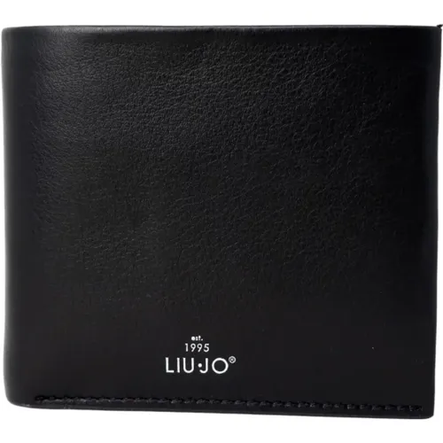 Mens Leather Wallet , male, Sizes: ONE SIZE - Liu Jo - Modalova