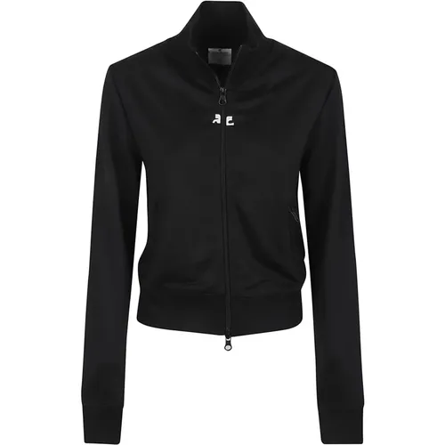 Schwarze Jacken für Frauen Ss24 , Damen, Größe: S - Courrèges - Modalova