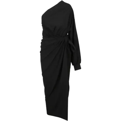 Cotton Body Wrap Dress , female, Sizes: M, S, L - Balenciaga - Modalova